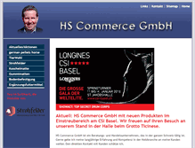 Tablet Screenshot of hscommerce.ch